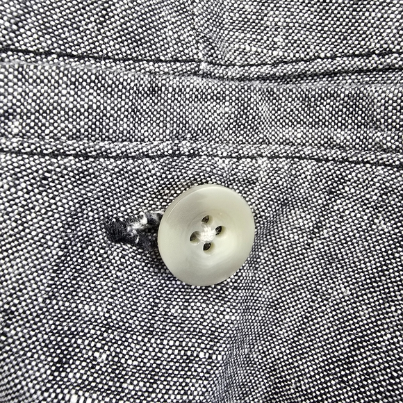 Athleta Linen Black Chambray Joggers Size 4 - Picture 8 of 13